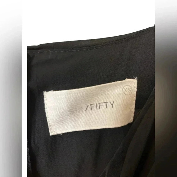 SIX/FIFTY Women's Steph Style Jumpsuit With Pockets in Black Size XS NWT - Picture 9 of 9